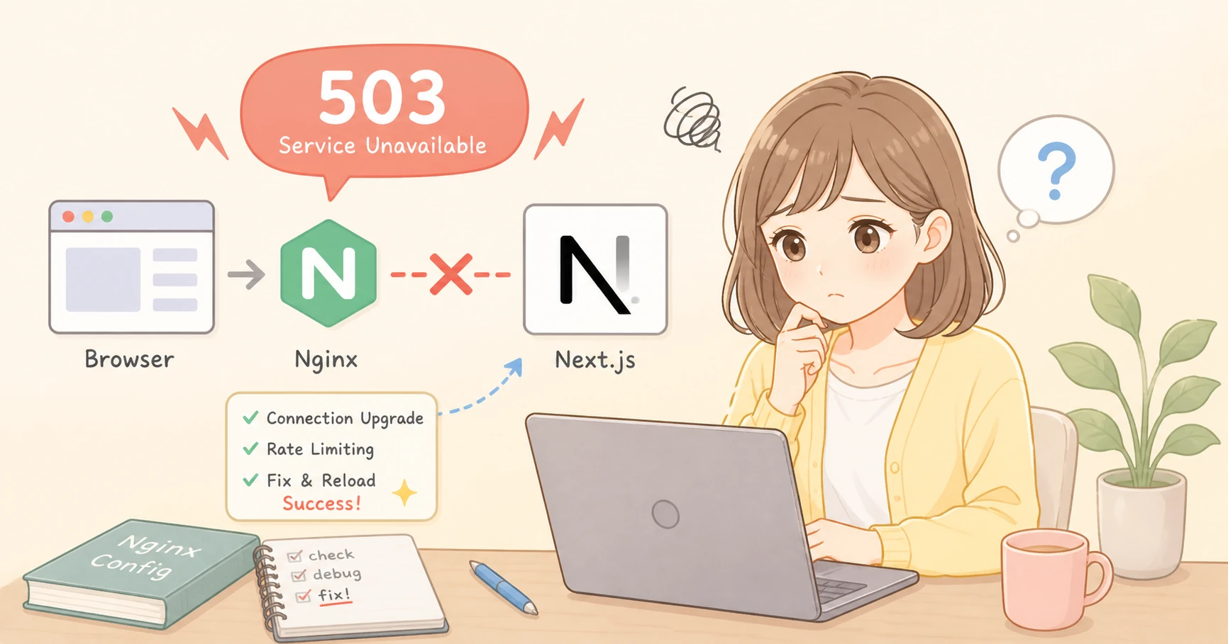 Next.jsをデプロイしたら503エラーが頻発した話